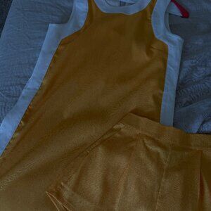 Buru Run for the Roses Bermuda Set - Sunshine S/M